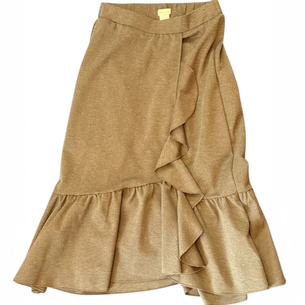 Sundance Black A-Line Skirt Boho Chic Size S